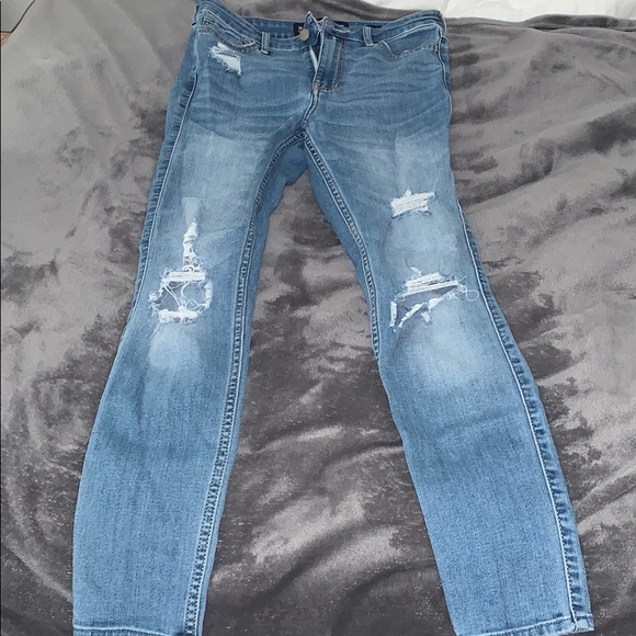 High Rise Super Skinny Crop Jeans 